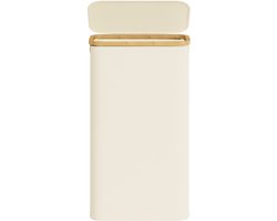 SONGMICS - Wasmand - Wasmand met Deksel - Ruimtebesparend - Verwijderbare Waszak