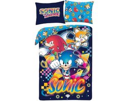 Sonic Dekbedovertrek Regenboog 140 x 200 cm