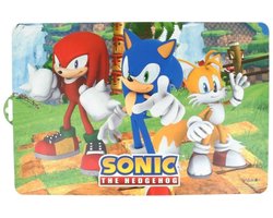 Sonic the Hedgehog placemat 43x28cm multicolor 2 stuks