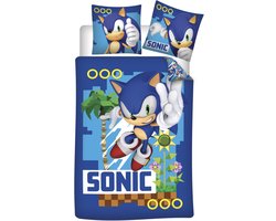 Sonic the Hedgehog Turbo Kinderbeddengoed 100×135 cm, 40×60 cm