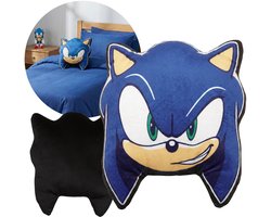 Sonic Zacht decoratief kussen, decoratief voor de kamer, velours, vormkussen 29x33cm OEKO-TEX