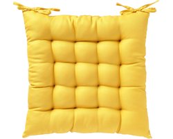 SONNY - stoelkussen 40x40 cm - outdoor - Quince - geel