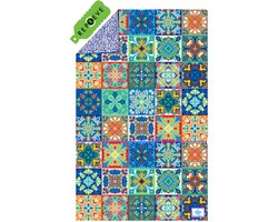 SooBluu sneldrogende reishanddoek strandlaken PORTO - duurzaam van gerecycled plastic microvezel handdoek - repreve - rpet - 100 x 160 cm