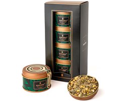 Soolong Sense Nr1 Exclusief geschenkset kruidenthee, met vier heerlijke losse theeën, uit China, Malawi, Japan en Zuid Afrika - Assortiment 4stuks