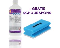 SOP - Sterk geconcentreerde Machine ontkalker 1 ltr met GRATIS schuurspons - Voor apparaten zoals koffiemachines, drankautomaten, vaatwassers, spoelbakken, leidingen, keukenapparatuur, etc. -