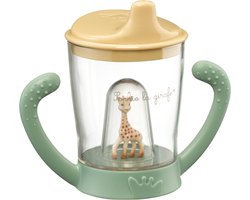 Sophie de giraf Beker - Drinkbeker voor kinderen - Lekvrij - Anti-lek beker - Vanaf 6 maanden - 200 ml - In witte geschenkdoos - Geel/Groen