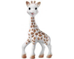 Sophie de giraf - Bijtspeeltje - Bijtspeelgoed - Baby speelgoed - Kraamcadeau - Babyshower cadeau - In wit geschenkdoosje - 100% natuurlijk rubber - Vanaf 0 maanden - 17 cm - Beige/Bruin