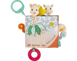 Sophie de giraf Ontdekboekje - Babyboekje - Baby boek - Baby speelgoed - Kraamcadeau - Babyshower cadeau - Vanaf 3 maanden - 26x25x4 cm