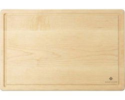 SOPHIOR – Esdoorn Houten Snijplank – 35x25x2,5 cm – Met Sapgeul en Handvaten