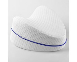 Soroh® - Kniekussen voor in bed - Beenkussen Orthopedisch - Ergonomisch & Orthopedisch Kniekussen - Zwangerschapskussen - Zijslaap Kussen - Schootkussen - Knie Kussen tussen Benen - Rugpijn & Kniepijn - Traagschuim - Beter Slapen