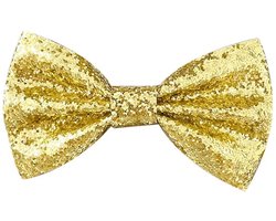 Sorprese Strik - Goud Glitter - Voorgestrikt - Vlinderstrik - Vlinderdas - Volwasennen