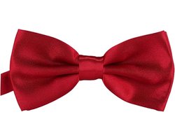 Sorprese Strik - Wijnrood - Vlinderdas - Vlinderstrik - Vlinderdassen - Satijn - Voorgestrikt - Cadeau