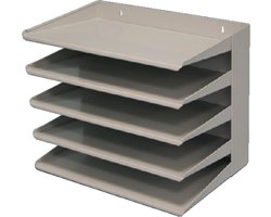 Sorteerrek 5-delig Grijs Vepabins