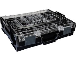 Sortimo L-BOXX 102 6100000362 Gereedschapskist (leeg) ABS Zwart, Transparant (l x b x h) 445 x 358 x 118 mm