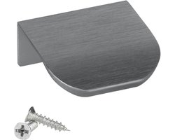 SOTECH meubelgreep Blankett Tommy Titan blauw 40 mm profielgreep voor montage op het binnenfront incl. bevestigingsschroeven