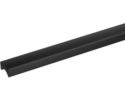 SOTECH Meubelgreep GÖTEBORG BA 192 mm Zwart geanodiseerd aluminium greeplijst