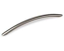 SOTECH Set van 10 meubelgarnituren TONY BA 192 mm gebogen roestvrij stalen greep met hoogte 32 mm en diameter 10 mm