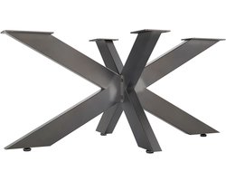 SOTECH Tafelonderstel SPIDER / Zware stalen tafelpoten in vintage look / Eenvoudige montage / Tafellopers voor doe-het-zelf projecten Salontafels 430 x 980 x 580 mm