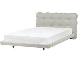 SOULISSE - Bed - Beige - 120 x 200 cm - Polyester