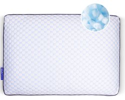 Soulsnooze® Memory Foam Hoofdkussen Dawn- 100 nachten proefslapen - Aanpasbaar Design – Hoofdkussens Nekklachten - Geschikt voor rug-, zij- en buikslapers - Versnipperd Traagschuim - 50x70cm