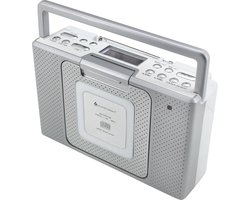 Soundmaster BCD480 - Spatwaterdichte badkamer-/keukenradio met CD en klok