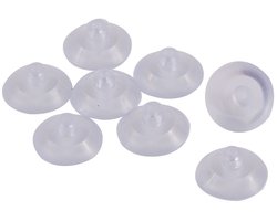 Sourcingmap Rubber Home Desk Glass Transparent edge protection suction cups suction cups holders pads 8 - ShopVlot