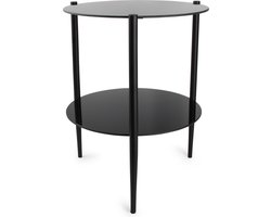 S|P Collection - Bijzettafel 36xH46cm zwart - Patio