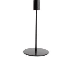 S|P Collection - Kandelaar - 10xH20cm - metaal - zwart - Pillar
