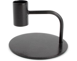 S|P Collection - Kandelaar - 10xH8cm - metaal - zwart - Pillar
