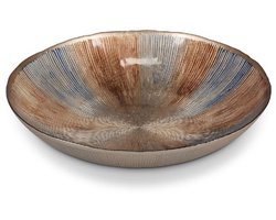 S|P Collection Sierschaal 33xH6cm glas autumn Cosmo