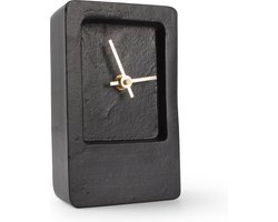 S|P Collection - Tafelklok - 11xH18cm - zwart - edge - Zone