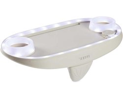 Spa Dienblad Met LED-licht - Houten Badplank 45cm x 26cm x 16cm Jacuzzi accessoires