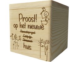 Spaarpot - Nieuw huis - Housewarming cadeau kleinigheidje - Nieuw huis cadeau - Nieuwe woning - Nieuw huis pakket - Nieuw huis kadootje - Nieuwe huis - Housewarming - Spaarpotten - Housewarming cadeau - Spaarpot volwassenen - Cadeau nieuwe woning