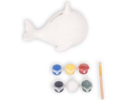 Spaarpot - Verf je eigen spaarpot - Vis spaarpot - Paint Your Own Fish Bank