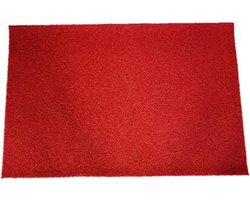 Spaghettimat - 80 x 120cm - Rood