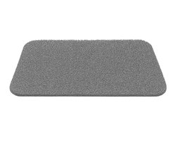 Spaghettimat Curly 60 x 80 cm Grijs - Schoonloopmat