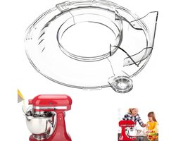 Spatbescherming als vervangingsonderdeel Geschikt voor KitchenAid 4,5-5 QT staande mixer, een vervangend accessoire voor de roestvrijstalen mengkom.