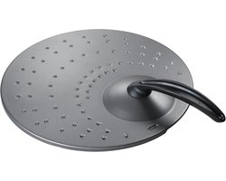 Spatdeksel voor pannen tot 32 cm - Roestvrij Staal - Spatbescherming