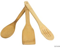 Spatelset Bamboe a 3 stuks