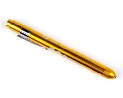 SPECIAL LED ooglamp penlight Goudkleurig, inclusief batterijen