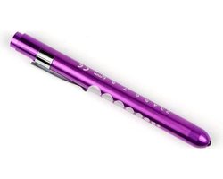 SPECIAL LED ooglamp penlight Paarskleurig, inclusief batterijen