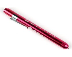 SPECIAL LED ooglamp penlight Roodkleurig, inclusief batterijen