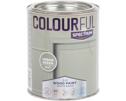 Spectrum Colourful 2-in-1 meubelverf Urban Green 750 ml