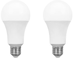Spectrum LED Lamp A60 E27 - 20W - 230V - 2045 Lumen - 4000K Neutraal Wit - Ø60mm - Voor Plafondlamp, Tafellamp of Vloerlamp - 2 stuks