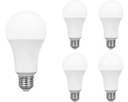 Spectrum LED Lamp A60 E27 - 20W - 230V - 2045 Lumen - 4000K Neutraal Wit - Ø60mm - Voor Plafondlamp, Tafellamp of Vloerlamp - 5 stuks