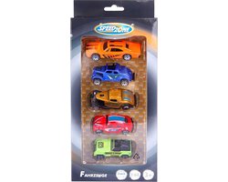 Speedzone Voertuigen 1:64 D/C, 5 stuks - 33114010 | 2 versies
