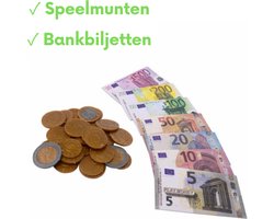 Speelgeld munten en biljetten - Nepgeld - 90 delig