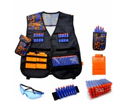 Speelgoed Kids Tactical Vest - N-Strike pak voor actie - Oogbescherming