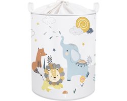Speelgoed Opbergmand - Kinderkamer - Ronde Wasmand - 1 stuk - Multicolor - 36×45 cm
