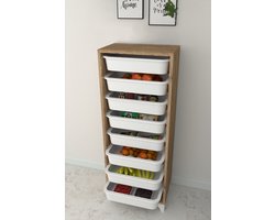 Speelgoed organizer - Opbergkast voor kinderen - Opbergcombinatie met bakken - Speelgoedkast - Opbergkast - speelkamer - playroom - kast - multifunctioneel opbergkast - kantoor -